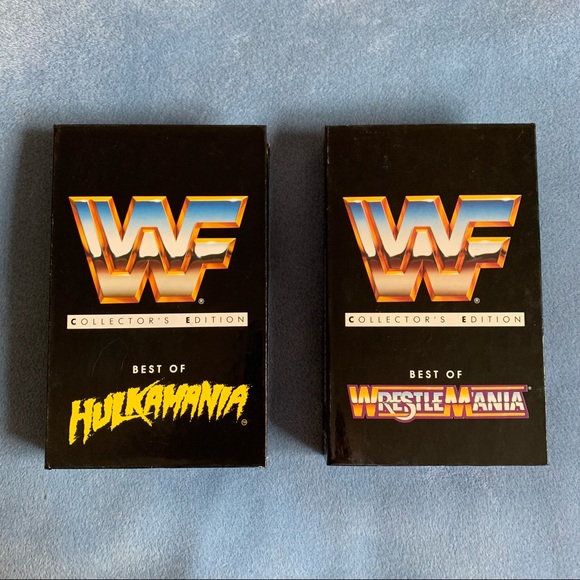 WWF Other - WWF Collector's Edition two VHS -Best of Hulkamania and Best of WrestleMania